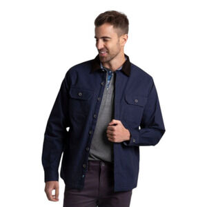 Tailor Vintage Stretch Canvas Sherpa Lined Jacket Size LG Barn Farm Everyday